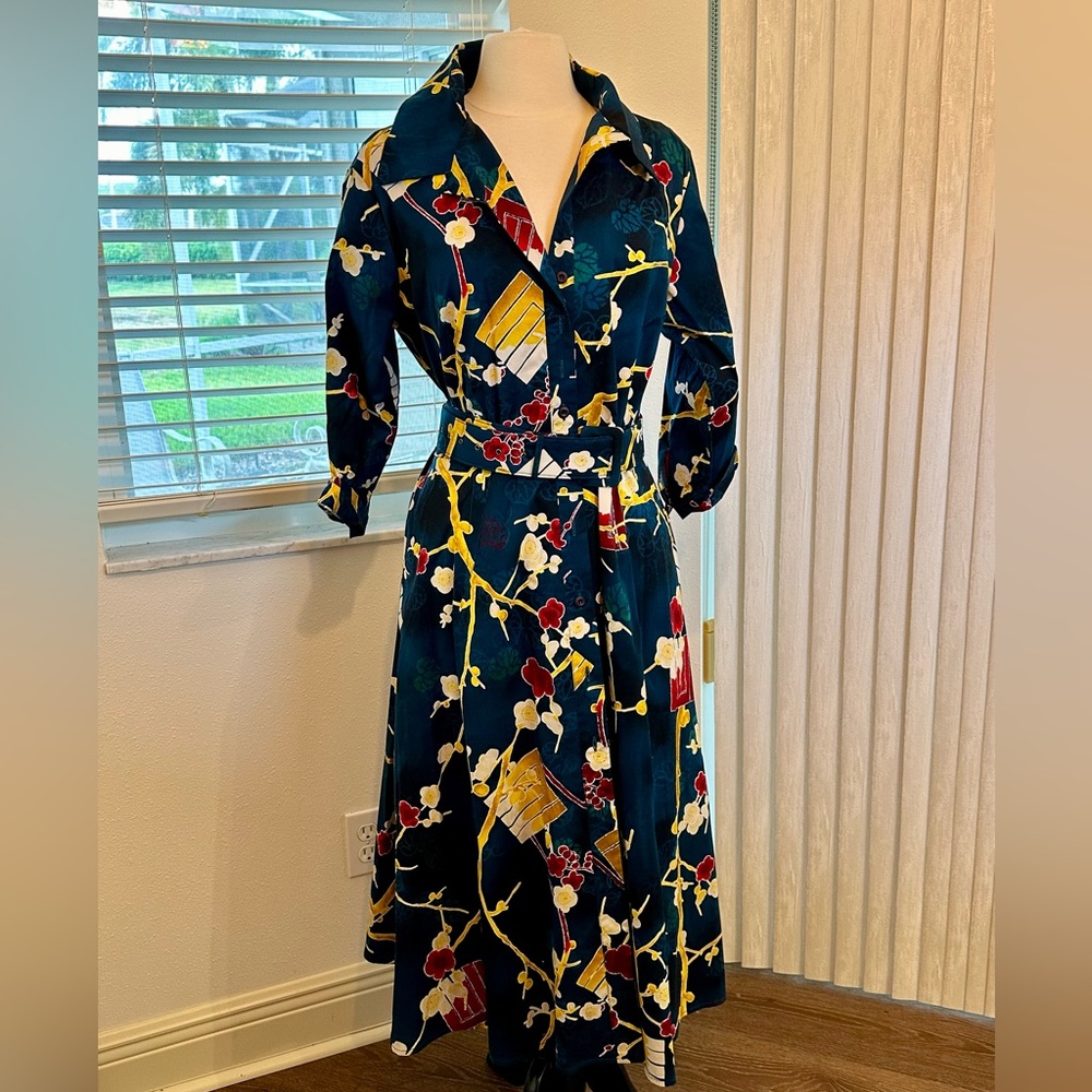 Samantha Sung Blue Dress